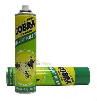 Аэрозоль SUPER COBRA от ползующих насекомых 400 мл /1208179