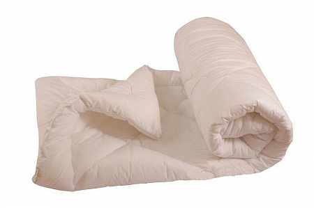 Одеяло Wellness A223 белое, полиэстер 300 г/м, 200х220 см, чехол 100% хлопок, 4630005367400