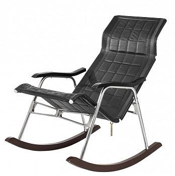 Кресло -качалка Белтех черный, серый, БХ249-МТ002