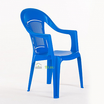 Кресло пластиковое Фламинго синий