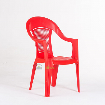 Кресло пластиковое Фламинго красный