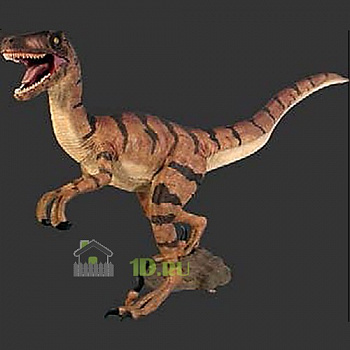 Декоративная фигура из полистоуна Велосираптор Velociraptor, 157,5*269 см,  110015